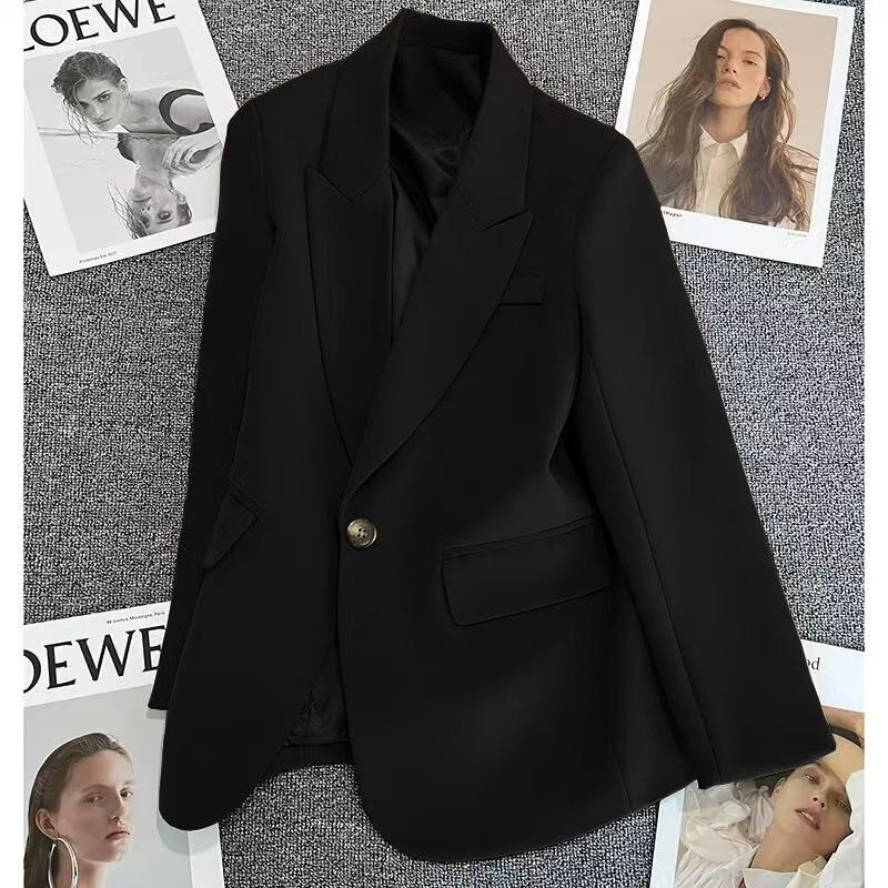 Women's Suits for Spring Autumn New Style One-button Fashion Versatile Suits Blazers