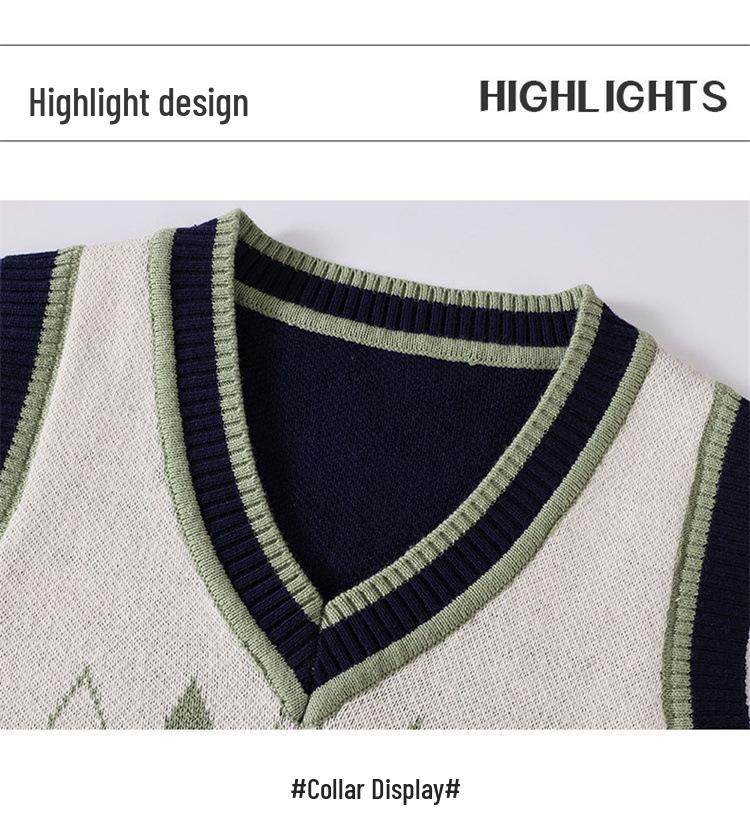 Herbst/Winter Strickjacke Aufführungskostüm für Kindergarten- und Grundschulchor