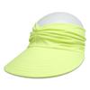 2023 Women Sun Visor Empty Top Hat Wide Brim Summer UV Protection Beach Sport Cap Easy To Carry Travel Caps Fashion Beach Summer