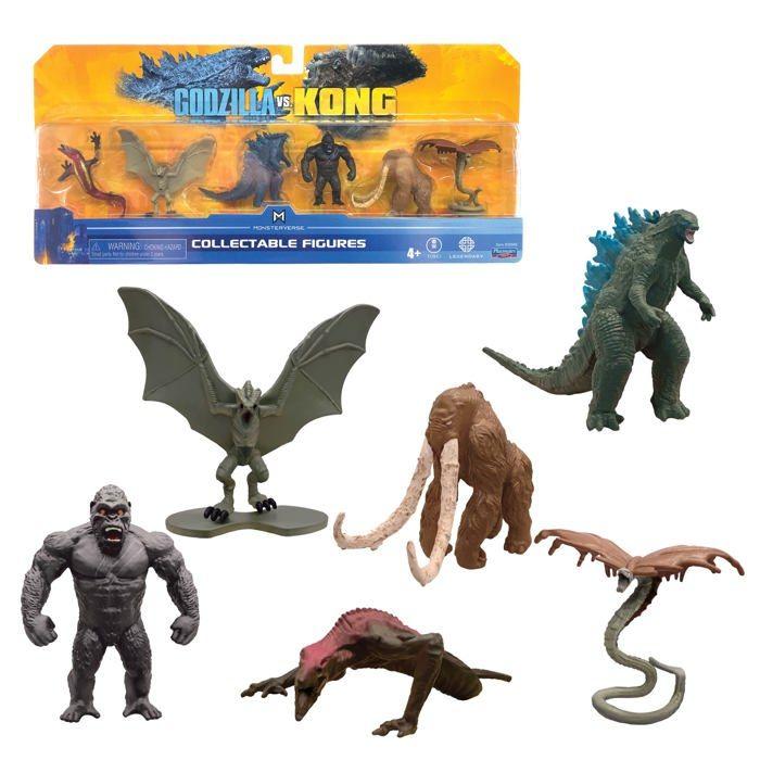 Figurines - MONSTERVERSE - MNG09000 - Lot de 6 Mini Monstres - 5 cm - Multicore - Détails sculptés