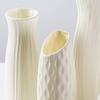 Ceramic Look Plastic Vase Nordic Boho Style Vase Modern Flower Arrangement Container for Kitchen Living Bedroom Home Decor