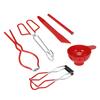 6PCSCelsiusSet Canning Kit Non Slip Food Tongs Jar Lifter Jar Wrench Lid Lifter Funnel Measurer Set