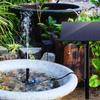 5W 5V Solar Fountain Pump DIY Solar Panel Fountain with 4.9FT Water Pipe Pump for Bird Bath Garden Decoration Pets Drinking Pon