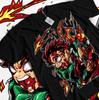 Koszulka Tanjiro Demon Slayer Kimetsu No Yaiba Horror Anime Koszulka Nezuko Wszystkie Rozmiary