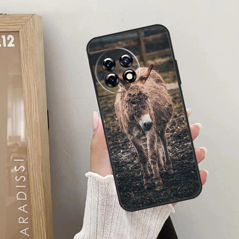 Cute Alpaca Donkey Case For OnePlus Nord 5 CE 2 3 4 Lite N20 N30 OnePlus 15 R 13R 12R 10R 13T 10T 11 12 13 Cover