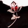 High-Grade Pearl Flower Brooch Scarf Pin for Women and Men