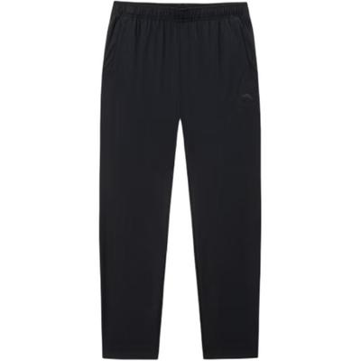 Training Series Solid Color Mid Waist Drawstring Breathable Versatile Sports Long Pants Men Bottoms 152537321-1