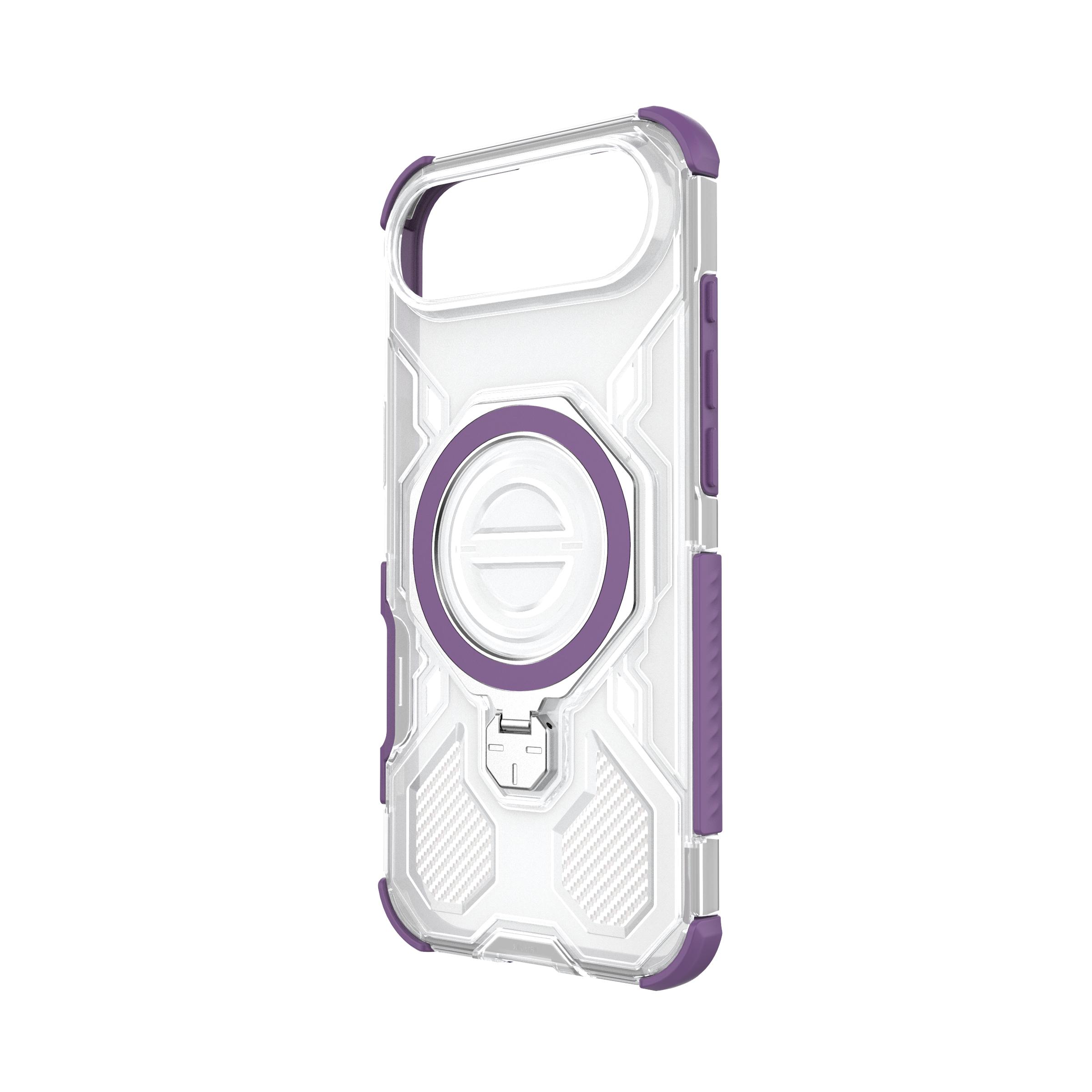 

For Mobile Phone Cases, Magnetic With Ring Kickstand Military Grade Drop Heavy Duty Rugged Bumper Non-Slip One Size фиолетовый