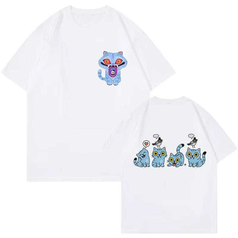 Kpop Demon Hunters Cotton Shirt Huntrix Mira Rumi Zoey Derpy Tiger Tees Gift for Men Women Saja Boys Fans Clothes Trending Tops