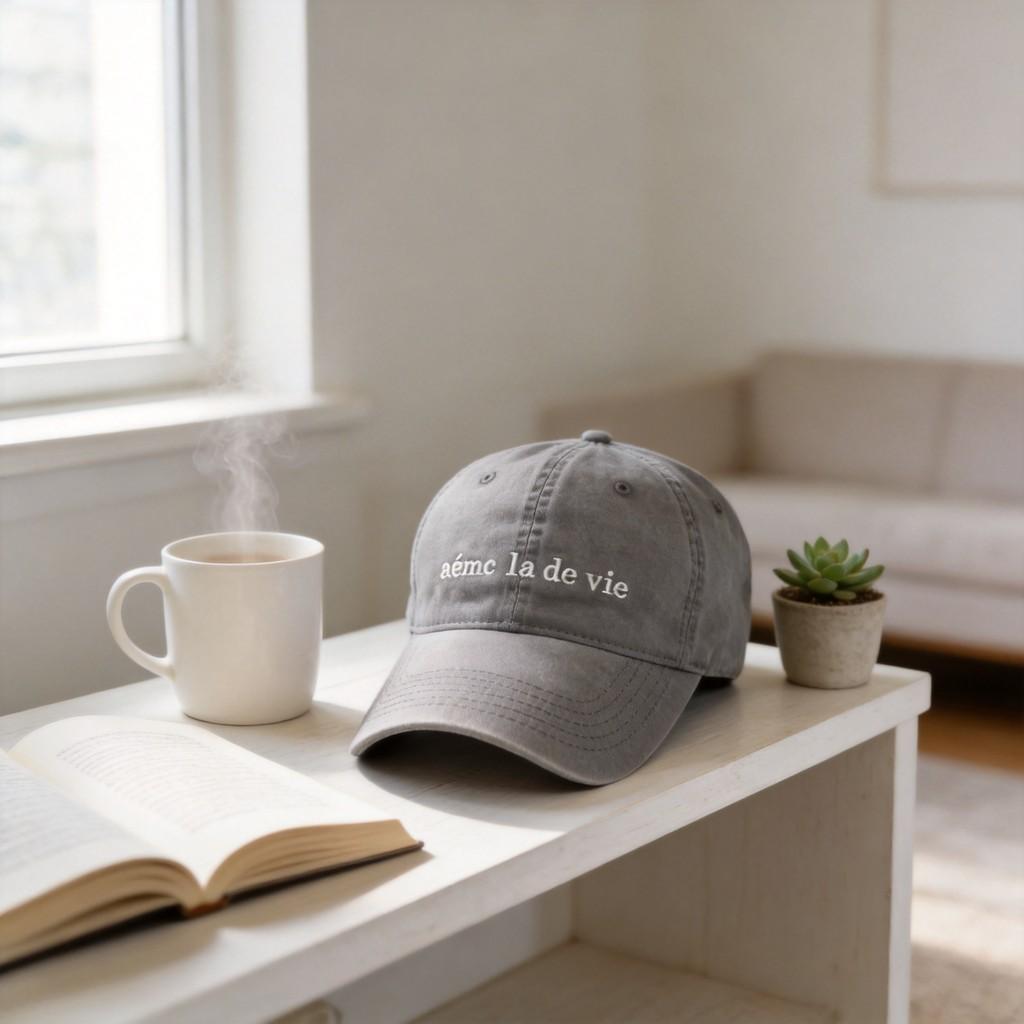 Federverstellbare Lila Baumwoll-Baseballkappe Mit Gesticktem Buchstaben-Design Für Lässige Männer Frauen