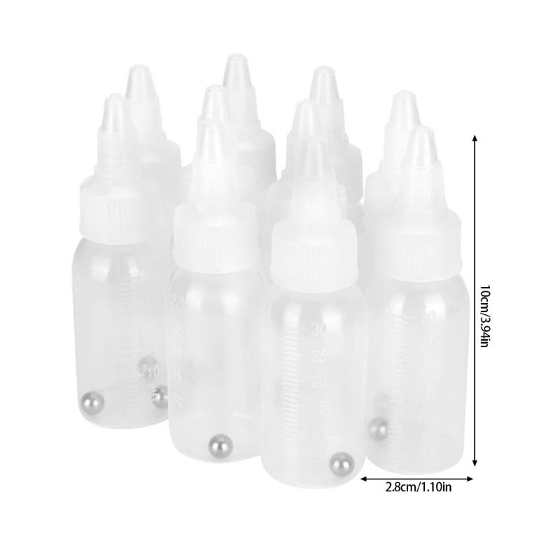 Paint Containers Air brush Paint Mixing Bottles Ample Capacity HX6C