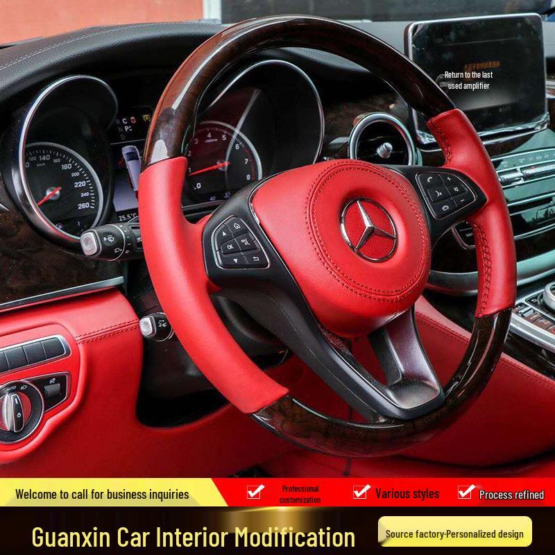 V260L Car Interior Renovation In Red Style