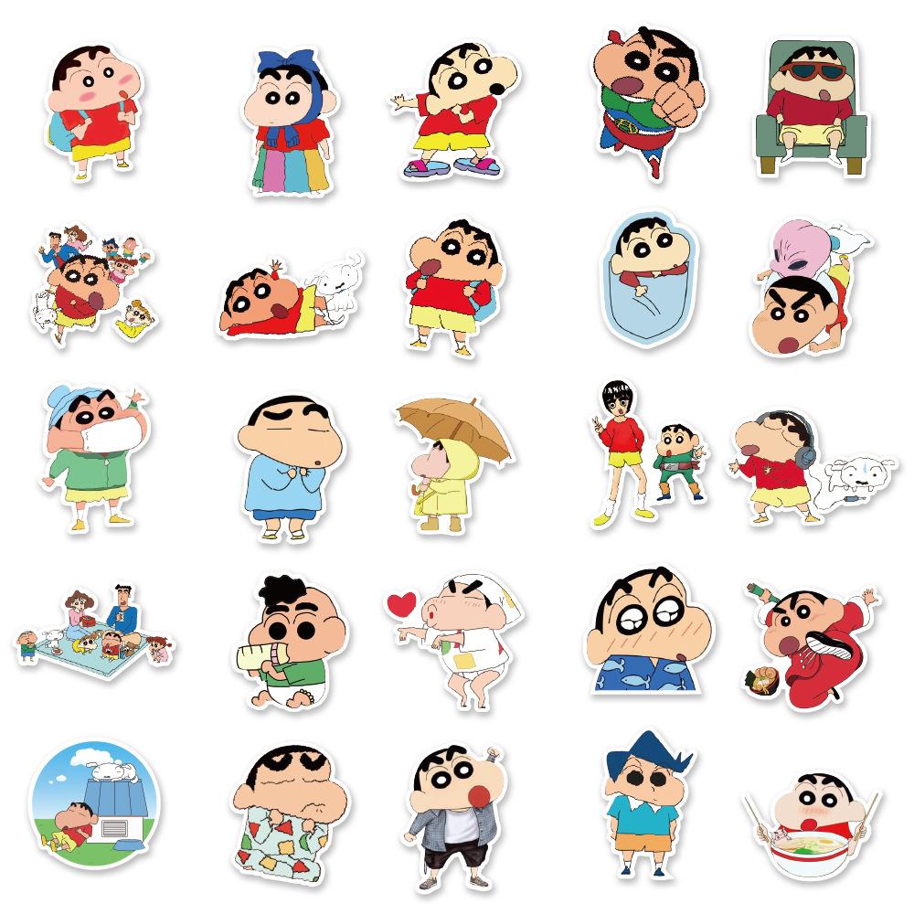 50 Cartoon Cute Laptop Skateboard Suitcase Water Cup Doodle Decoration Stickers