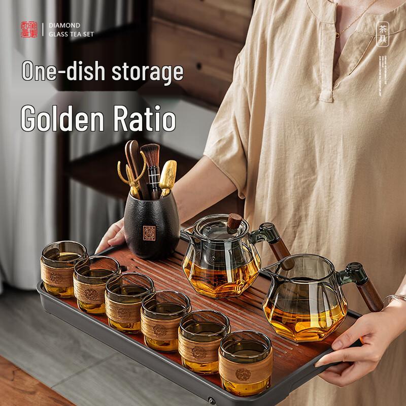Naijiang Glass Kung Fu Tea Set