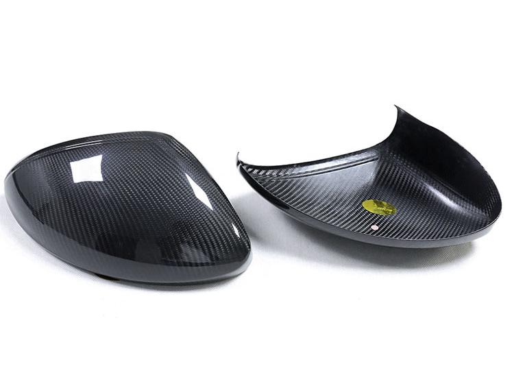 Porsche 718 (982) Capa de Espelho Retrovisor em Fibra de Carbono Seco