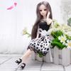 30CM Mini Bewegliche 20 Gelenk Puppe Mädchen Spielzeug 3D Große Augen BJD Prinzessin Volle Outfits Kleider Sammlung Kinder puppe Geschenk