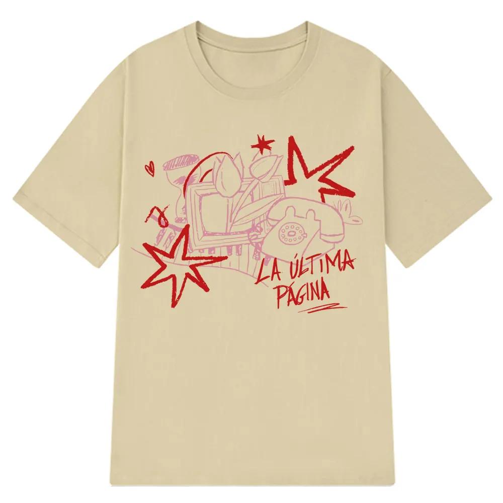 Singer Chiara Oliver Tour 2026 Print Tees Men Women Aesthetic Trend Tshirt Shortsleeved Loose Casual Cotton Tshirts Fan Gifts