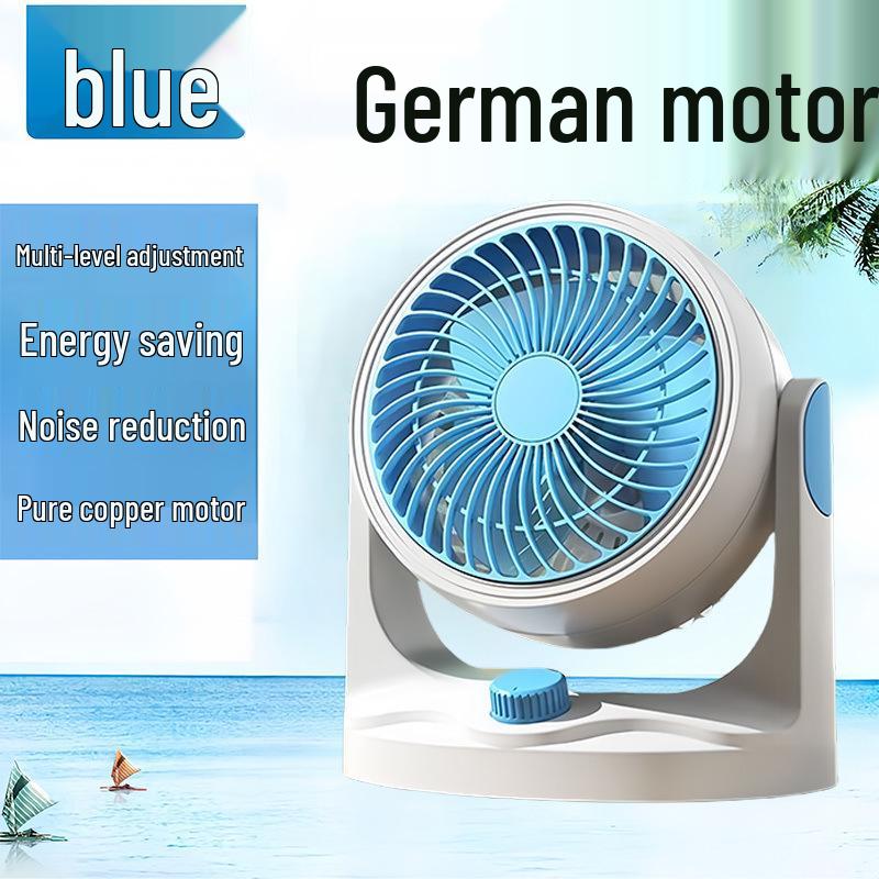 

Silent Desktop Air Circulation Fan for Home and Dormitory 15-Level Cooling + Half Copper Motor