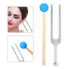 528HZ Aluminum Alloy Tuning Fork Wood Hammer Sound Healing Therapy Tool Set