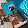 N-nARUT-oO Annime I-ltachi U-uchiha Towel Large Quick-Drying Microfiber Soft Beach Towel for Travel Fitness Sauna Bathing Campin