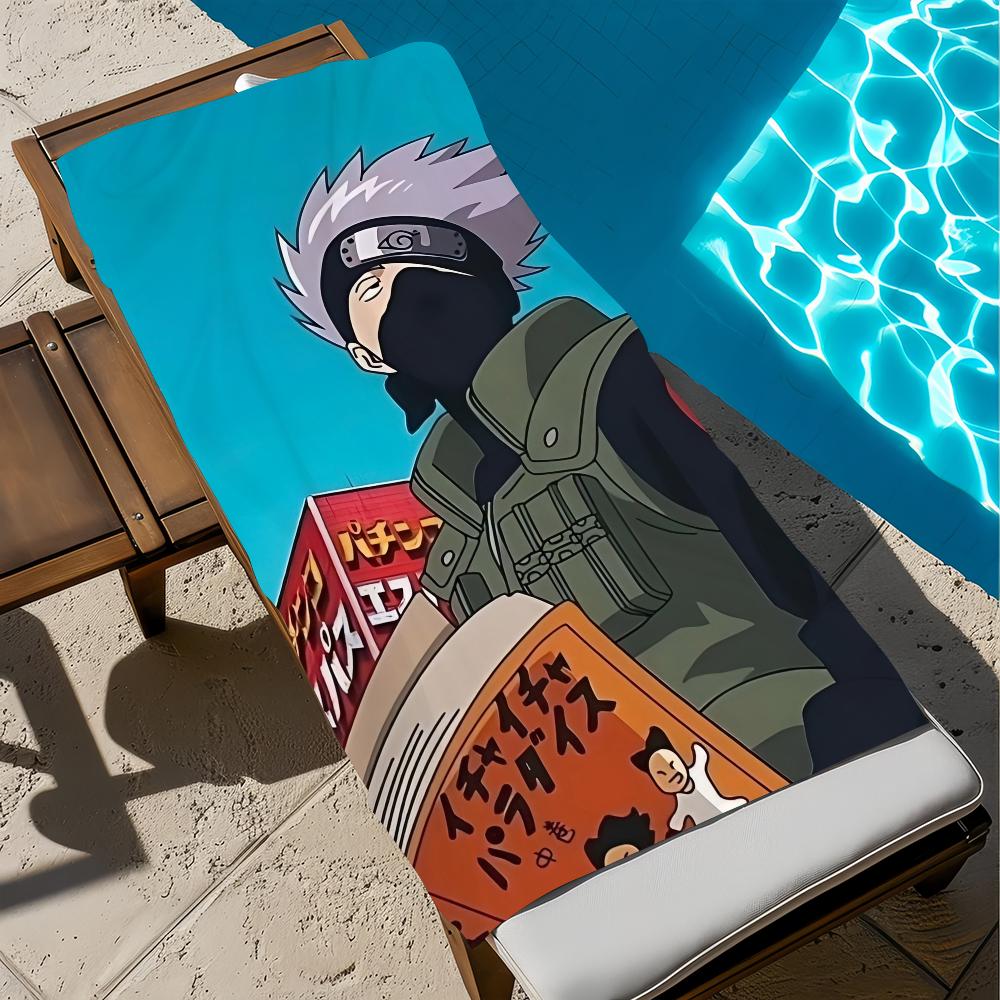 N-nARUT-oO Annime I-ltachi U-uchiha Towel Large Quick-Drying Microfiber Soft Beach Towel for Travel Fitness Sauna Bathing Campin