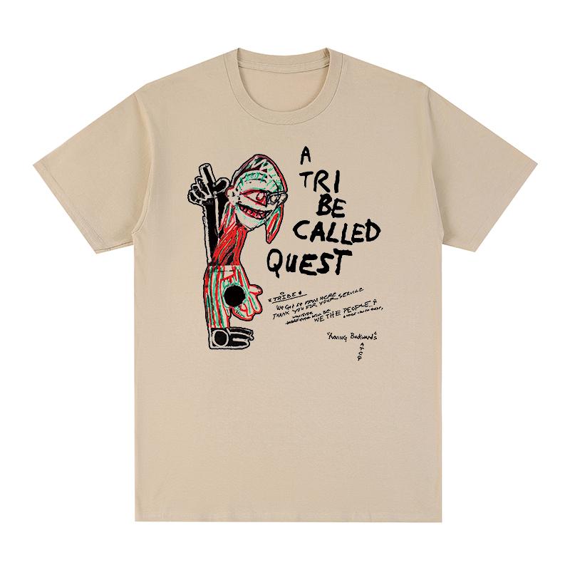 A TRIBE CALLED QUEST ATCQ Hip Hop Music T-shirt Harajuku Streetwear Vintage Summer Cotton T Shirt Men New TEE TSHIRT Womens Tops