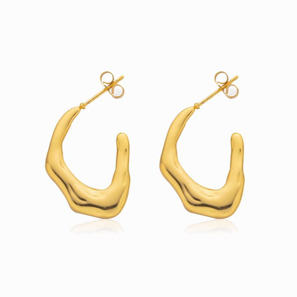 Light Luxury Retro Women s High-End European & American Earrings - Stainless Titanium Steel Jewelry