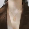 My Shape Shapely Beauty Women Necklaces Charming Pictorial Girl Pendants Pendants Neck Chain Stainless Steel Fashion Jewelry