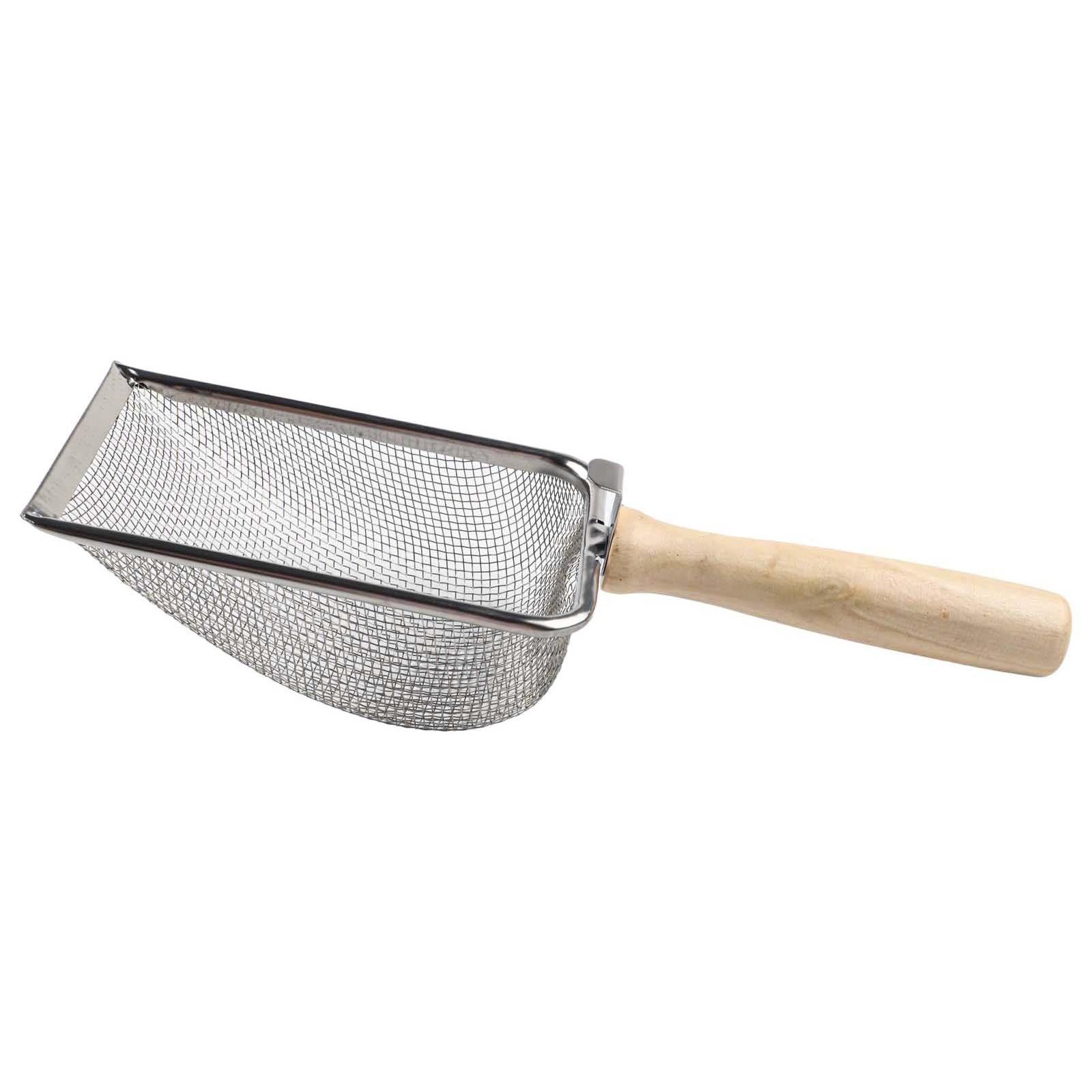 Садовая лопата Сито для почвы Деревянная ручка Лопата Легкое обслуживание 1.5mm