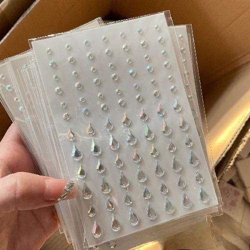 Rhinestones Face Jewels Diamond Eyes Makeup Art Eyeliner Glitter Face Jewelry Stickers Temporary Tattoo Party Body Makeup Tools