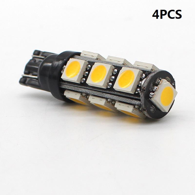 Buy 4PCS Super Warm White T10 5050 13SMD Car RV Camper Backup LED Light