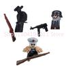 MOC UV Printing Military Building Blocks Accessories Soldier Figures  Special Forces Army Sniper Police Bricks Toy Children Gift