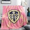 1pz Coperta in Flanella con Fantasia Leeds United Adatta a Tutte le Stagioni per Arredamento Casa Calore e Comfort Regali Regalo Festivo