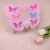 8 Butterfly Cake Mold Silicone Chocolate Candy Baking Molds Butterfly Shape Ice Cube Tray For Baking Cake Soap Bread Muffin Mold