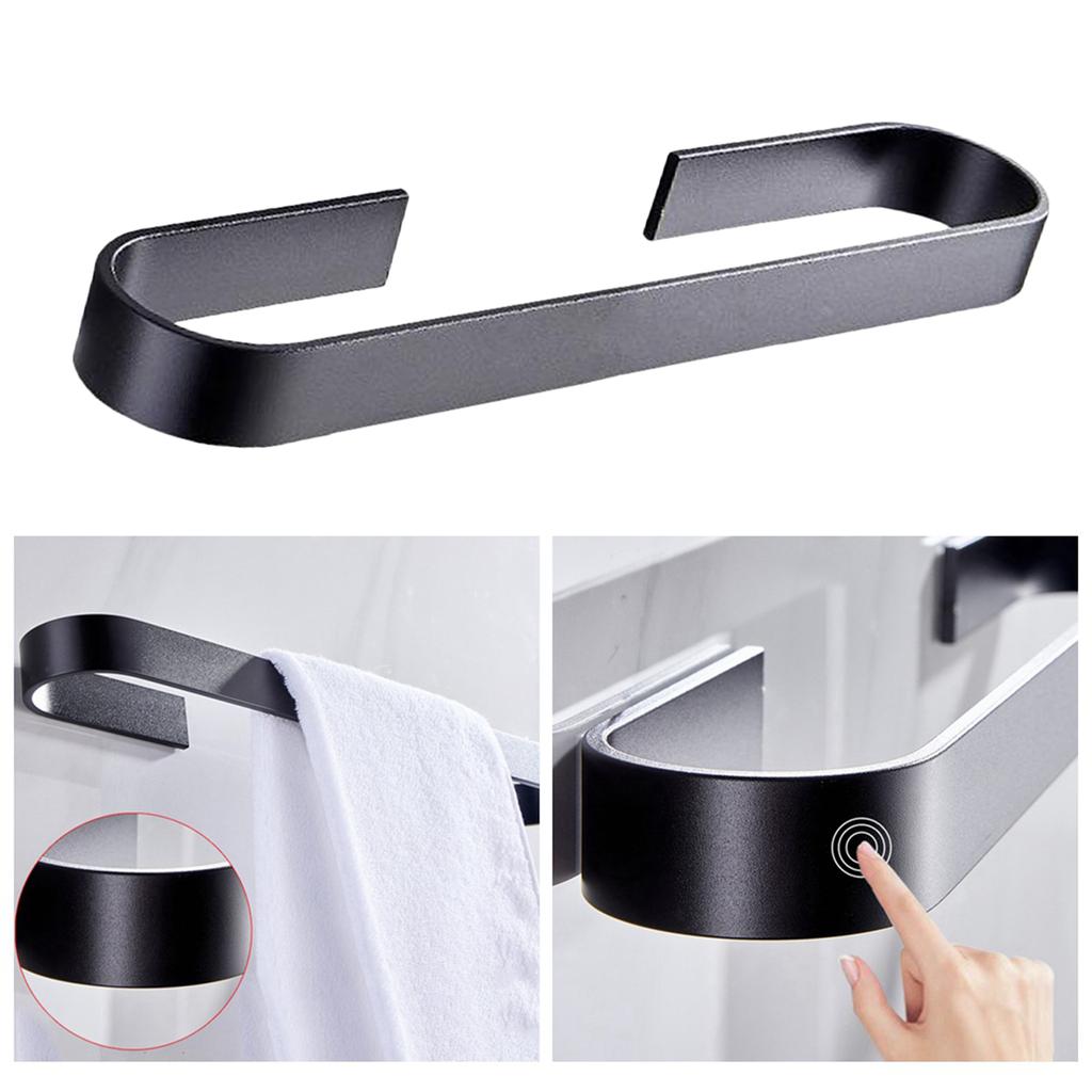Bath Towel No Punch Rack Holder Bathroom