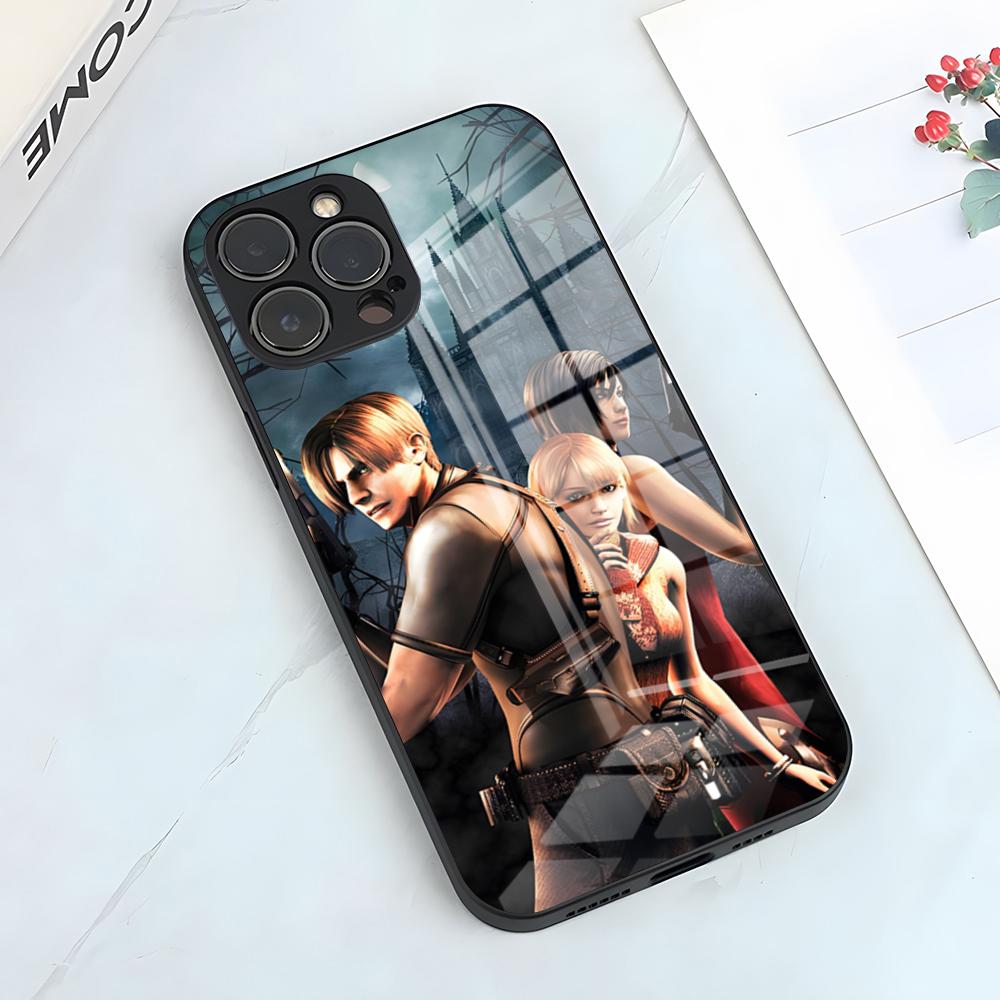 Resident Evil Umbrella Phone Case For IPhone 17 Pro Max 15 Pro 16 14 Plus 12 13 Mini 11 Pro Shockproof Glass Cover