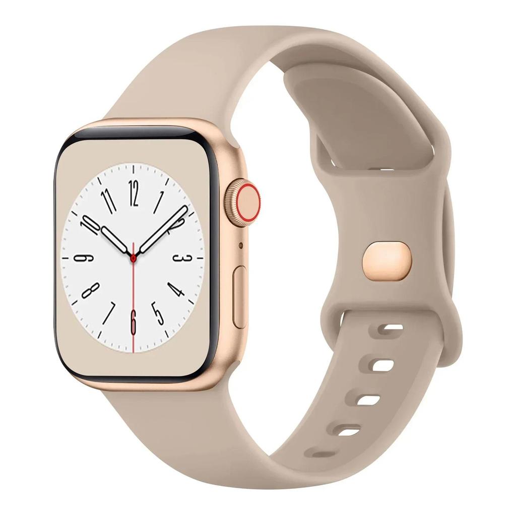 Soft Silicone Band for Apple Watch 10 9 8 7 6 5 4 3SE Strap Bracelet for iWatch Ultra 49mm 45mm 46 41mm 40mm 44mm 38mm 42mm Band