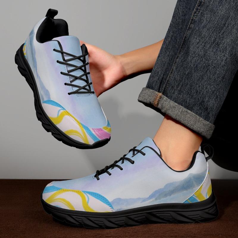 YRZL Durable Sneakers Men Lightweight Comfortable Non Slip Gym Shoes Men Walking Training Casual Sports Shoes Athletic Footwear