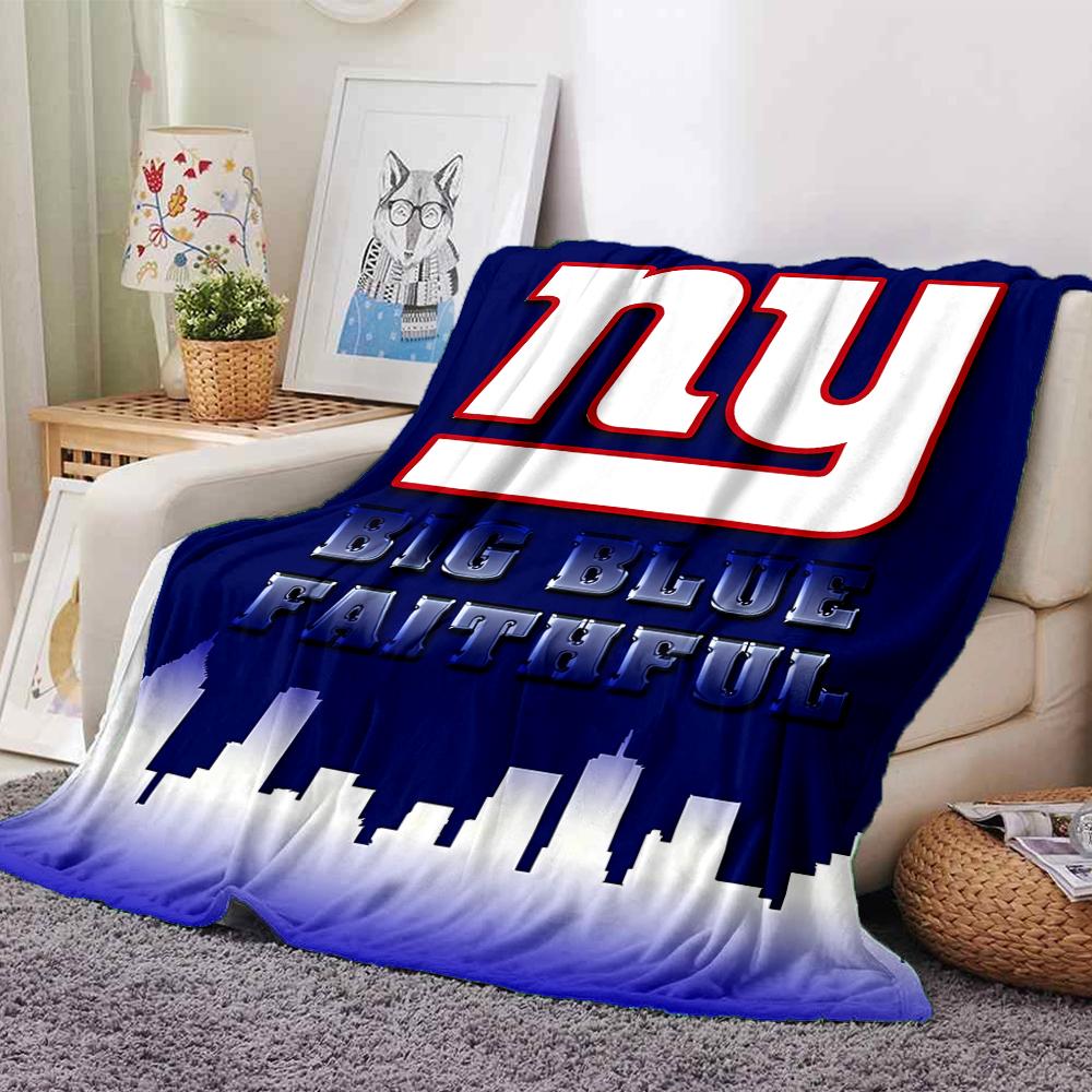 1pc Blanket - New York Giants logo Print Design,Lightweight Blanket for Sofa,Bed- Soft &Warm,Gift for All Seasons