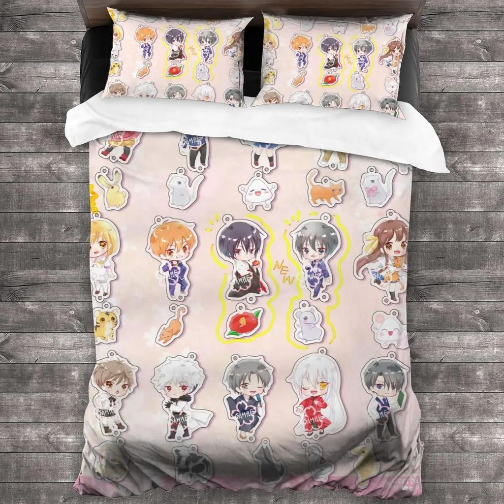 Fruits Basket Al Season Beding Set Single Twin Ful Quen King-Sized Dimensionsd Dimensions Bed Linen Set Aldult Kid Bedrom Duvet cover Sets 3D Print 01