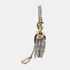 [Pre-Owned] Saddle Oblique Classic Embroidered Monogram Canvas Shoulder Bag - Very Good #2YENFR