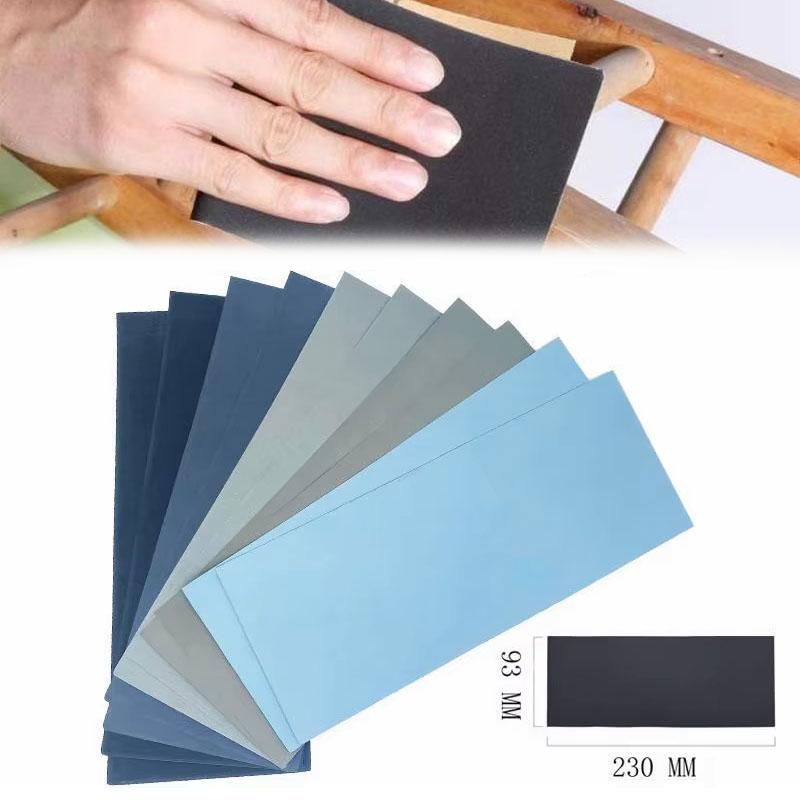 Schleifpapier Set Nass/Trocken Schleifpapier Polieren 60-20000 Körnung Schleifpapier Schleifwerkzeuge Auto Metall Kunststoff Polieren