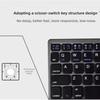 Bluetooth Keyboard Triple Folding Keyboard Is Suitable for iPad, Business Office Mini Mobile Phone Tablet Keyboard, Suitable for All Systems