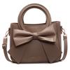 Premium bow portable small square bag women's fashion shoulder bag messenger bag