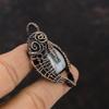 Black Mother Of Pearl Gemstone Pendant Copper Wire Wrapped Pendant Handmade Pendant Copper Jewelry For Gift Decent Pendant Wire Wrap Jewelry