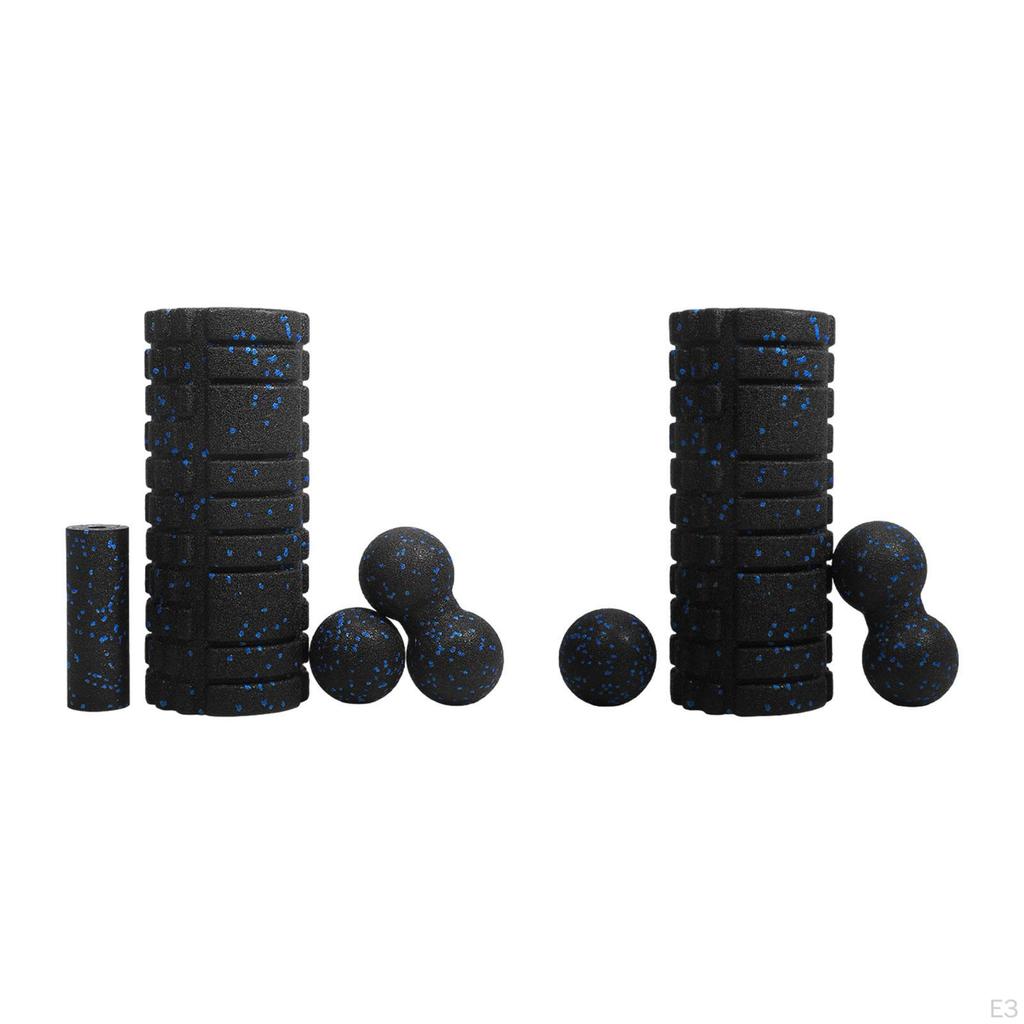Foam Roller Set Fitness Equipment Muscle Massage Portable Multipurpose Yoga Block Column for