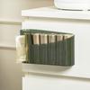 Trash Bag Dispenser Clear Punch   Wall Mount Garbage Bag Roll Holder Storage   Space Saving for Kitchen Bathroom