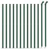 VidaXL Diamond Mesh Fence with Flange, Decorative Fence Panel, Mesh Fence, Protective Barrier 153944