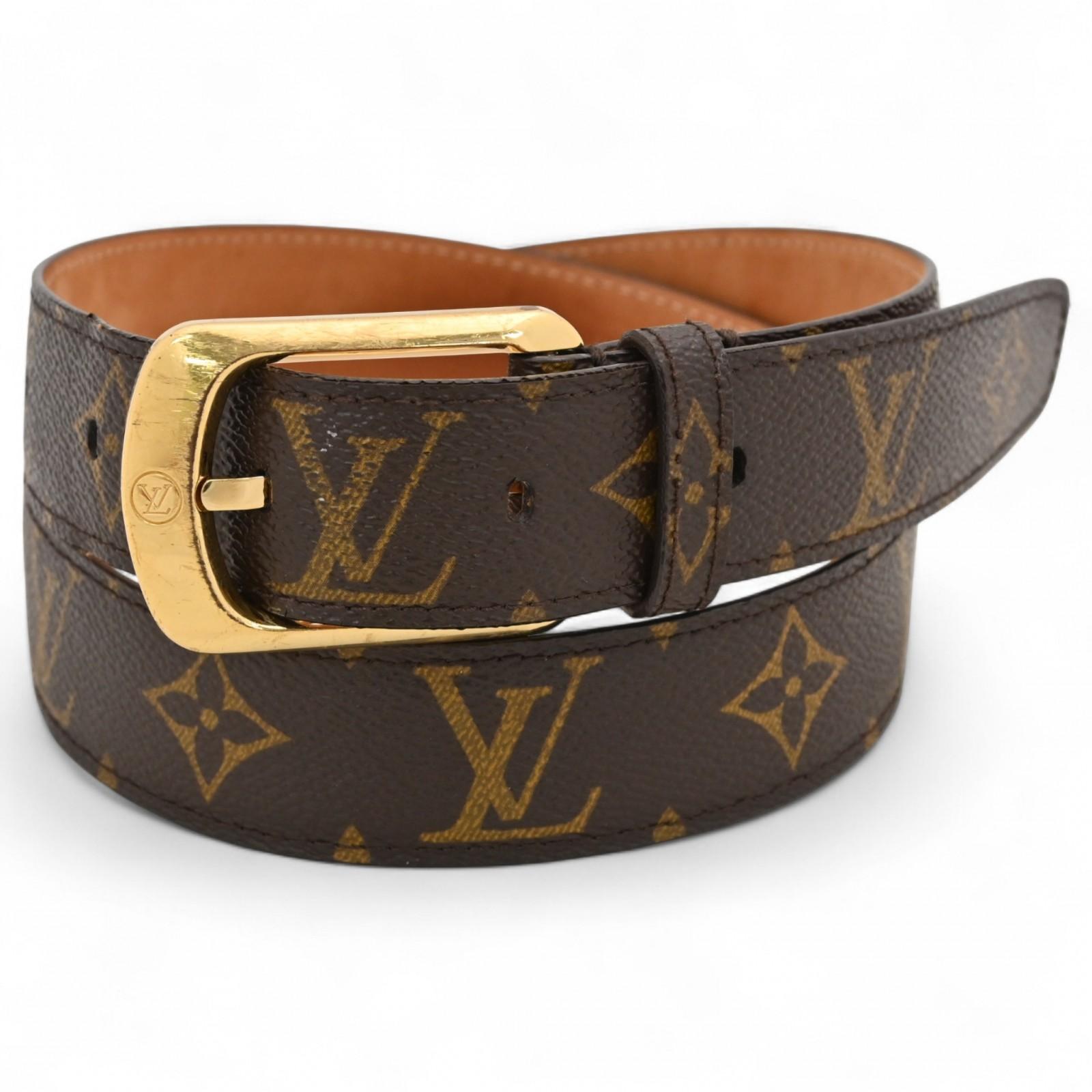 

Оригінал LOUIS VUITTON Monogram Ceinture Ellipse Ремінь M6919 lv7819vd