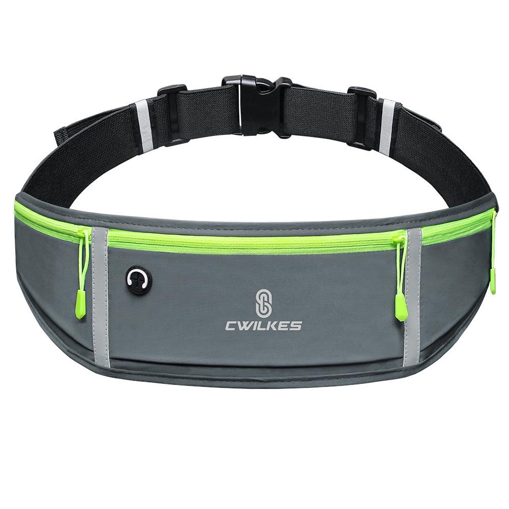 

Three-Pocket Elastic Waist Pack for Outdoor Fitness & Cycling 6-inch